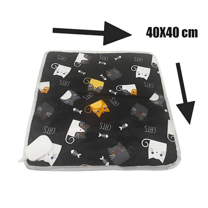 Winter Pet Heating Blanket Temperature Warm Cat Dog Mattress Indoor Heating Pad Pet Supplies USB heating pad