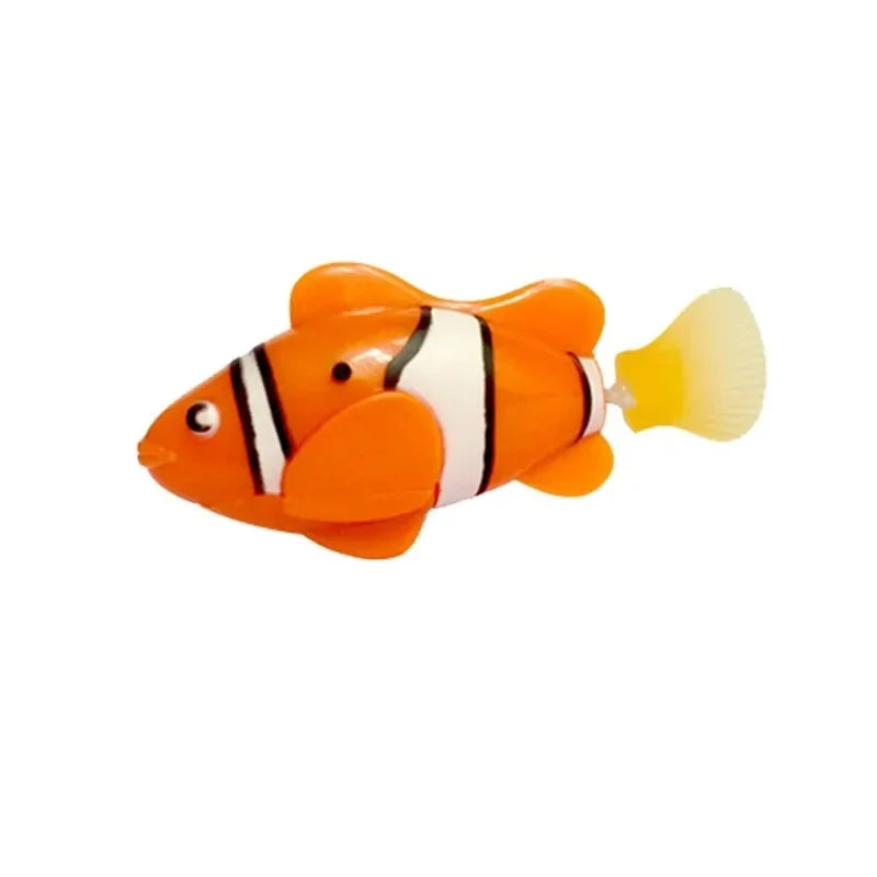 New Cat Toy LED Interactive Swimming Robot Electronic Fish Toys Cute Styling Glowing Simulation Electric Fish Toy Pet Products