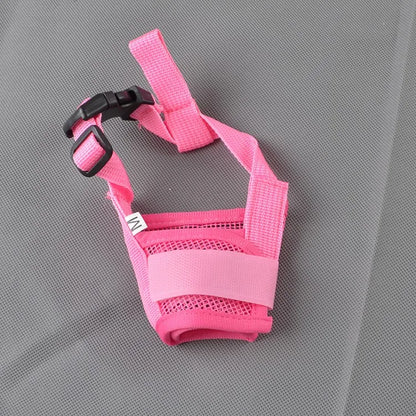 Adjustable Anti Bark Dog Muzzle – Breathable Mesh Nylon Mouth Cover for Small and Large Dogs
