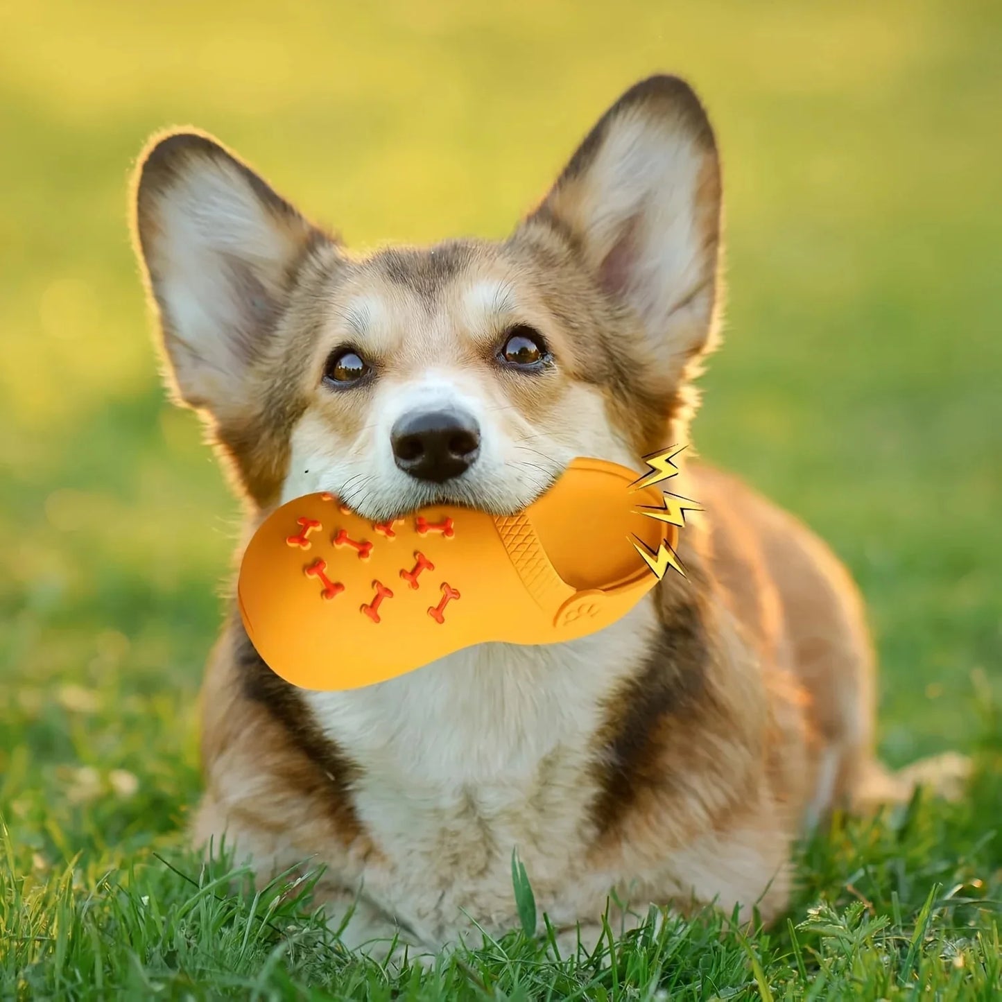 Dog Squeaky Latex Slipper Durable Chew Toy Teeth Cleaning Training Indoor Outdoor Play Small Medium Large Dogs Pet Supplies