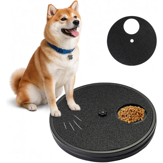Multifunctional Dog Nail Scratch Pad – Nail Grinder and Interactive Food Dispenser Training Plate Toy