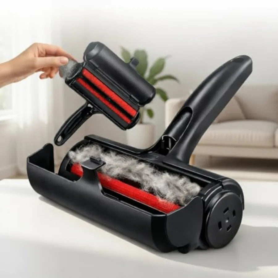 Reusable Pet Hair Remover Roller – Self Cleaning Lint Brush for Furniture, Couch and Car Seats