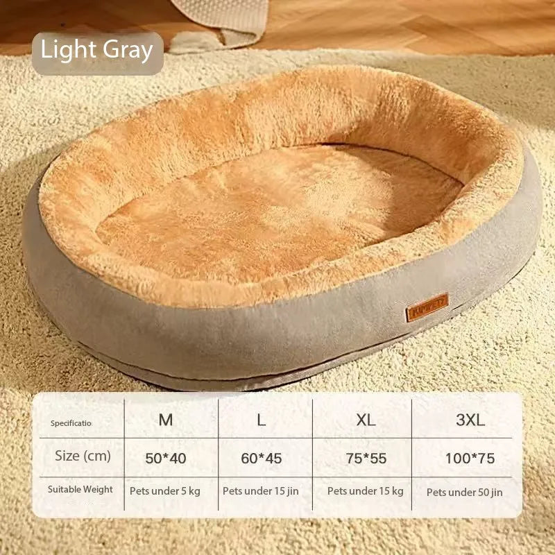 Winter Warm Small Dog Kennel Sleeping Puppy Cushion Cat Supplies  Accessories Washable Calming Sofa Cat Dog Pet Bed