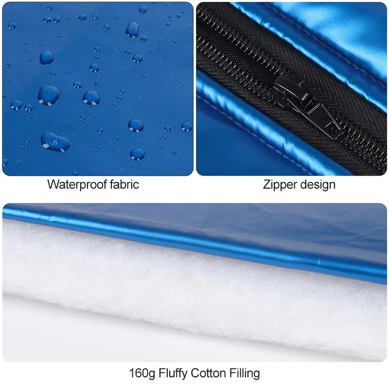 Winter Dog Harness Clothes Waterproof Warm Pet Dog Cotton Coat for Small Large Dogs Jacket French Bulldog Chihuahua Clothing Pug