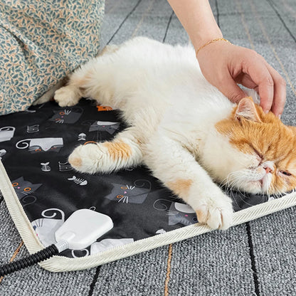 Winter Pet Heating Blanket Temperature Warm Cat Dog Mattress Indoor Heating Pad Pet Supplies USB heating pad