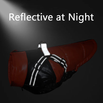 Winter Dog Harness Clothes Waterproof Warm Pet Dog Cotton Coat for Small Large Dogs Jacket French Bulldog Chihuahua Clothing Pug