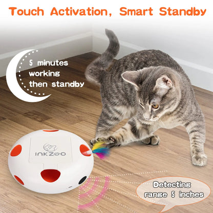 Interactive Cat Whack A Mole Toy – Automatic 7 Hole Mouse Game for Indoor Cats
