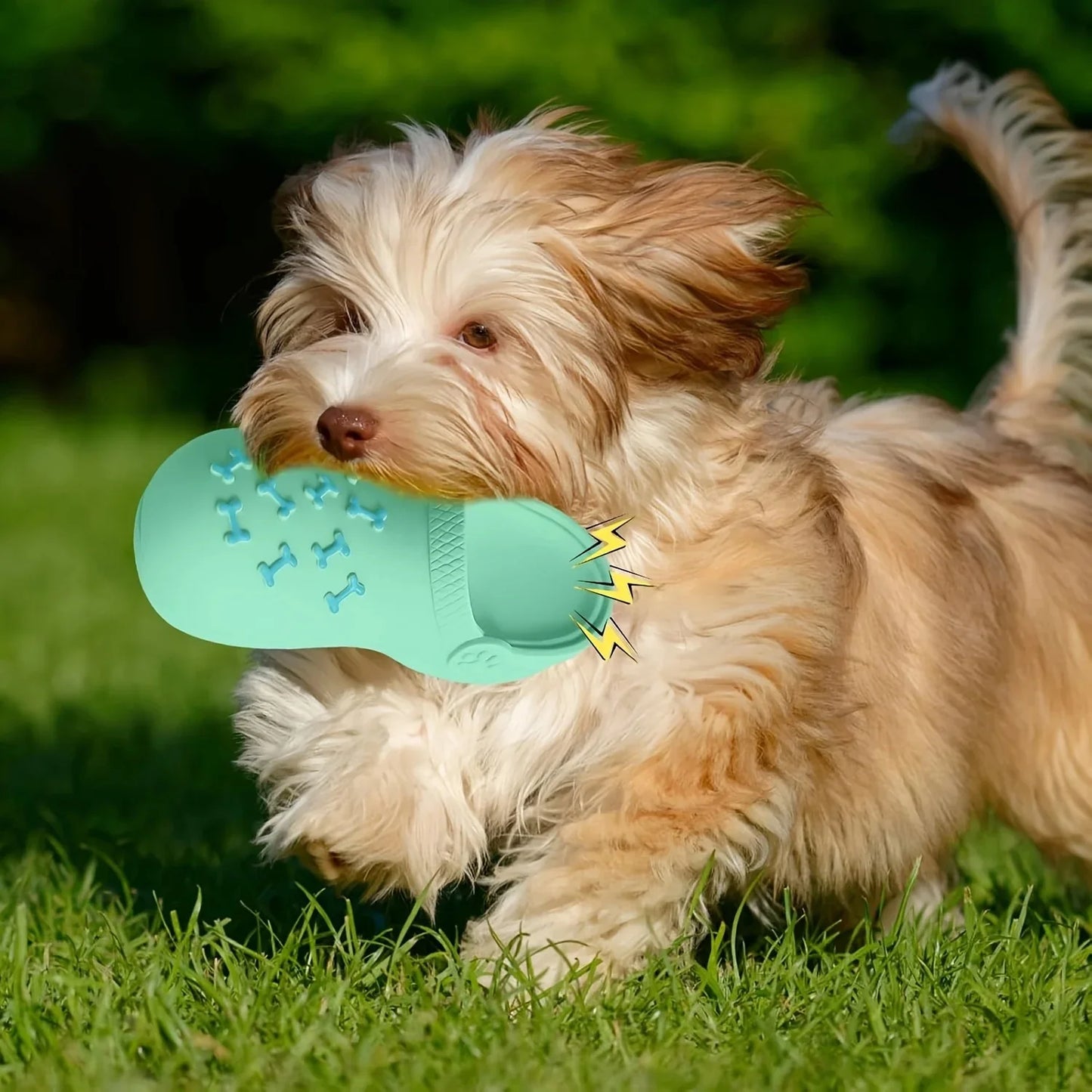 Dog Squeaky Latex Slipper Durable Chew Toy Teeth Cleaning Training Indoor Outdoor Play Small Medium Large Dogs Pet Supplies