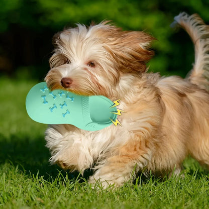 Dog Squeaky Latex Slipper Durable Chew Toy Teeth Cleaning Training Indoor Outdoor Play Small Medium Large Dogs Pet Supplies