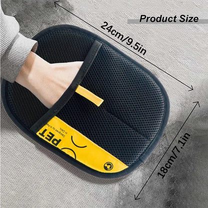 Pet Hair Remover Gloves – Reusable Electrostatic Grooming Mitt for Dogs and Cats