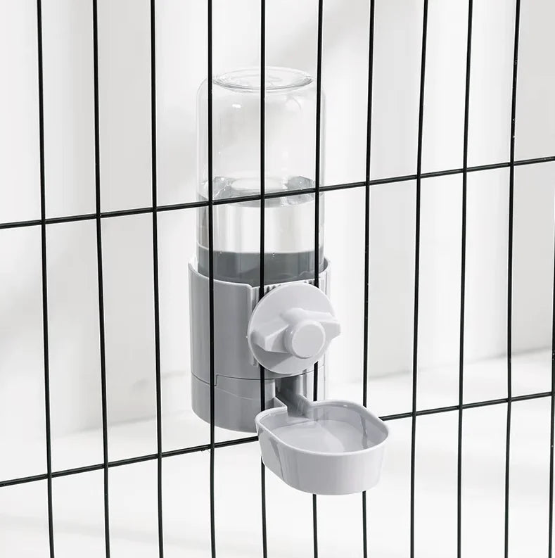 Automatic Hanging Pet Feeder – Cage Water and Food Dispenser for Cats, Dogs, Rabbits and Birds
