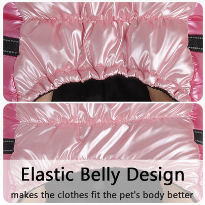 Winter Dog Harness Clothes Waterproof Warm Pet Dog Cotton Coat for Small Large Dogs Jacket French Bulldog Chihuahua Clothing Pug