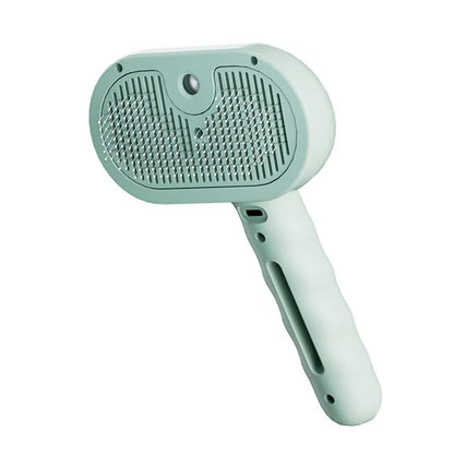 3 in 1 Rechargeable Pet Steam Brush – Self Cleaning Grooming Brush for Cats, Dogs and Small Animals