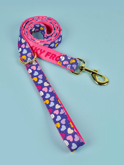 Valentine's Day and New Year Gifts for Dog Lovely Pet Traction Rope Double-Sided Printing Pet Dog And Cat