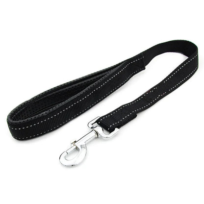 Dog Leash Reflective Short Dogs Leash Nylon Rope Pet Chain Soft Handle Waterproof Leash for Dog Walking Traction Pet Accessories