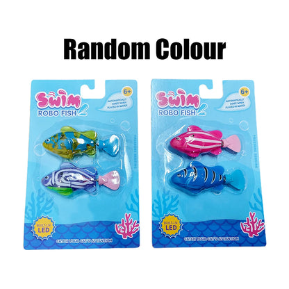 New Cat Toy LED Interactive Swimming Robot Electronic Fish Toys Cute Styling Glowing Simulation Electric Fish Toy Pet Products